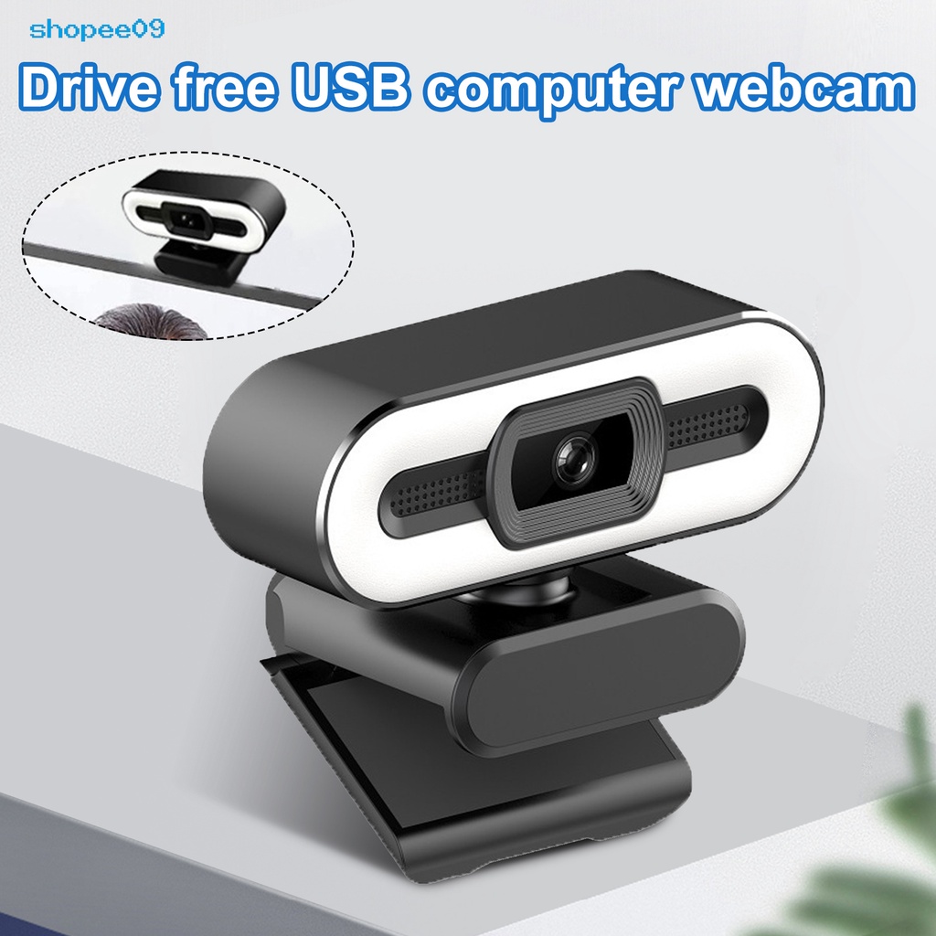 Webcam máy tính 1080P/2K kèm vòng đèn chuyên dụng cho phát sóng trực tiếp | WebRaoVat - webraovat.net.vn