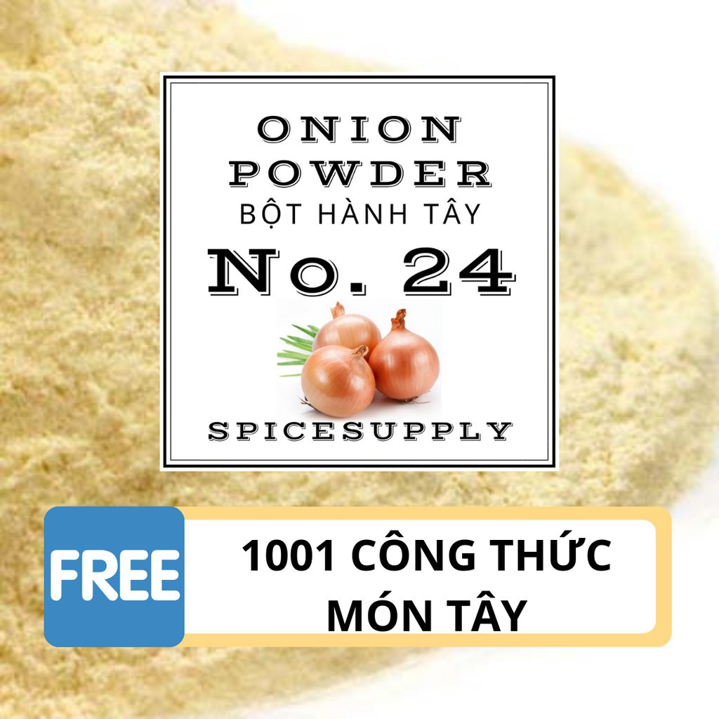 MUA 1 TẶNG 100g diêm mạch | 500g Bột hành tây - Onion powder ướp thịt thơm ngon siêu sạch giảm cân