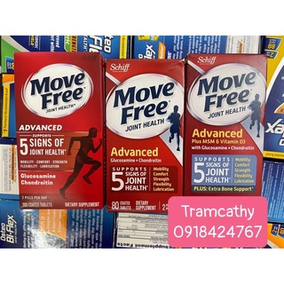 move free 200 viên, 80 viên ,Move free Advance viên uống hỗ trợ xương khớp