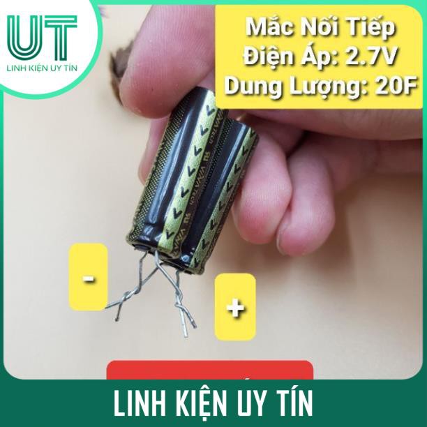 Siêu Tụ 2.7V 10F 11mAh 10F 2.7V