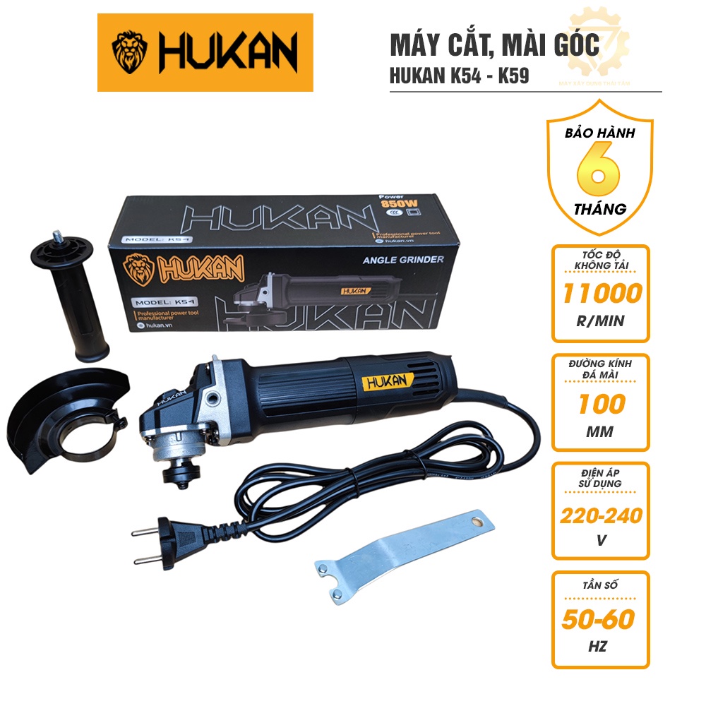 Máy cắt mài góc HUKAN K54 K59 công suất 850W