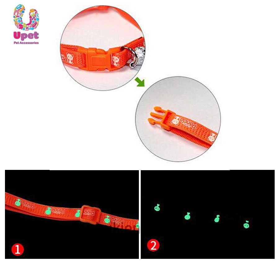 Vòng cổ Panda Kitten cho mèo/ Vòng cổ cho chó mèo nhỏ nhiều màu sắc kèm chuông dễ thương