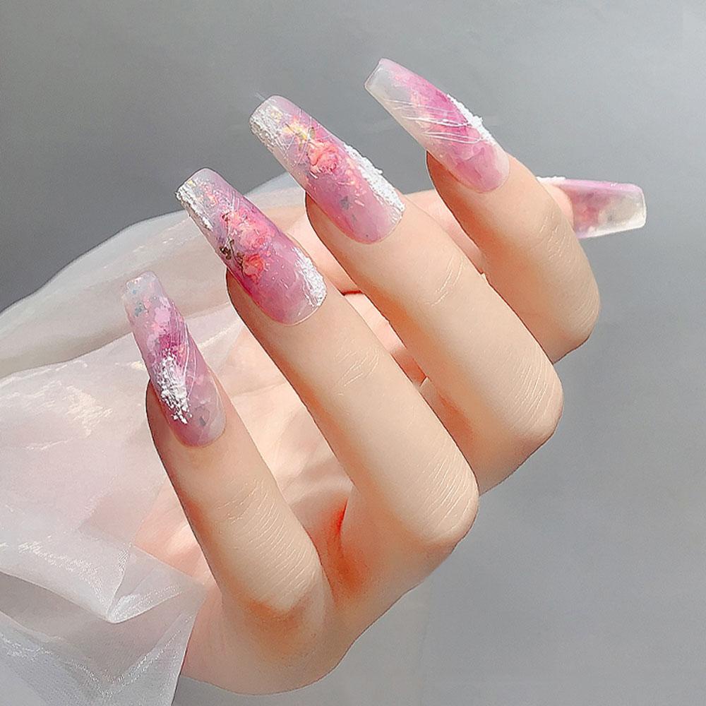 Miếng Dán Trang Trí Móng Tay Hình Hoa Cúc Chống Thấm Nước DIY