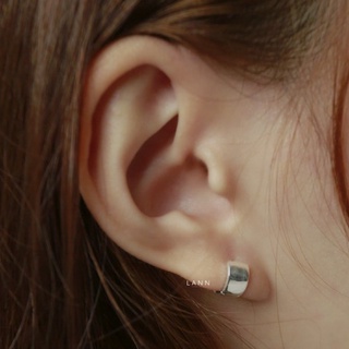 Khuyên vòng trơn bản 5mm chốt gài S925 LANN