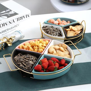 Khay mứt tết , bánh kẹo Gốm sứ Ceramic phong cách nhật bản 2