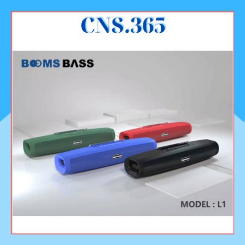 Loa Booms Bass L1 Bluetooth, Âm Bass Mạnh Mẽ, CNS.365 Ăng-ten Bắt Tần Số Siêu Nhạy, Kệ Để Điện Thoại