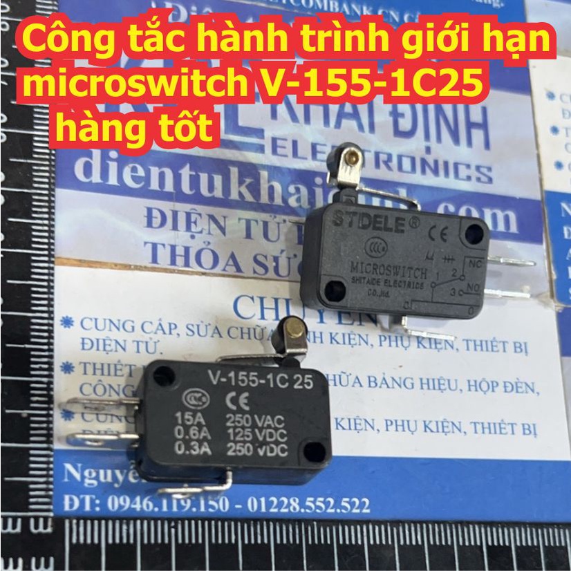 2 cái Công tắc hành trình giới hạn microswitch V 152 ~ 156 1C25 hàng tốt kde8571
