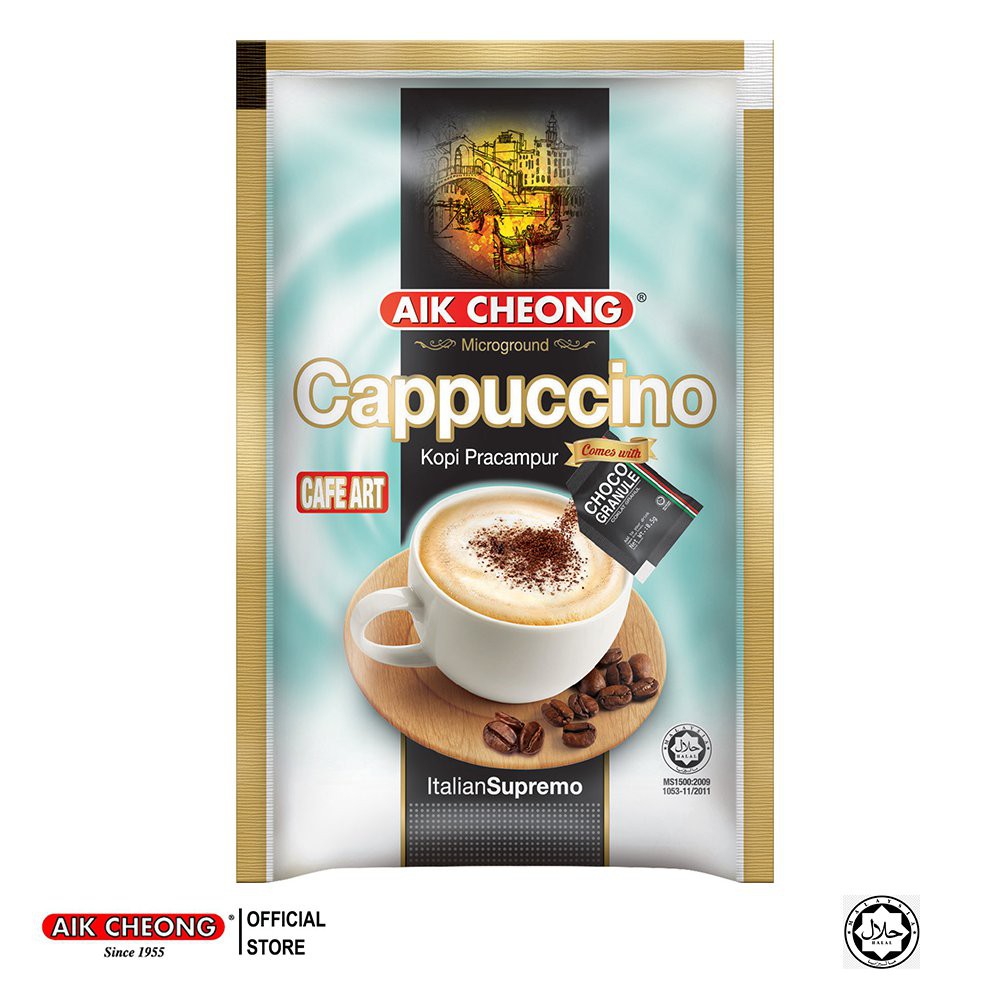 [Chính hãng] ✅  Cà Phê Cappuccino Aik Cheong Cafe Art (12 Gói x 25g) - nhập khẩu từ Malaysia | BigBuy360 - bigbuy360.vn