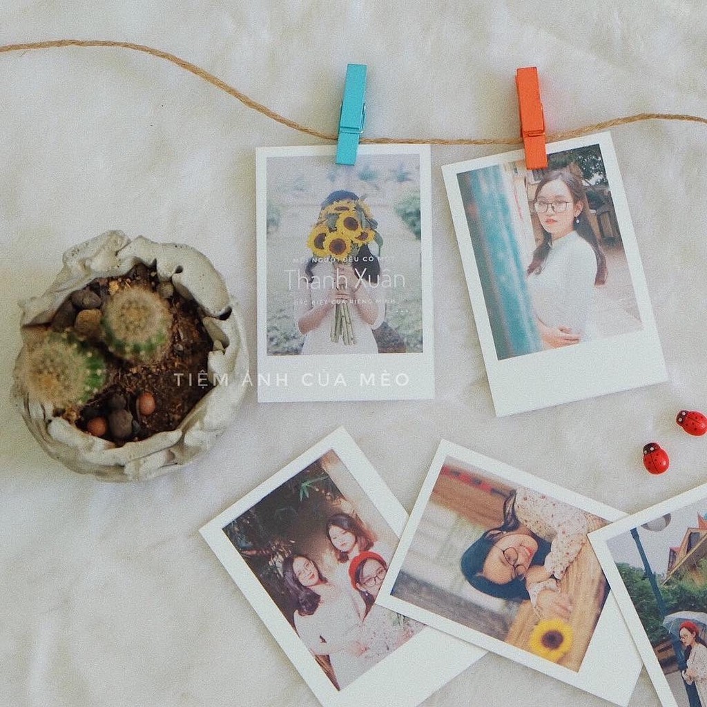 1 mét Dây thừng treo ảnh Polaroid - Nguyên liệu Handamde dày 3mm