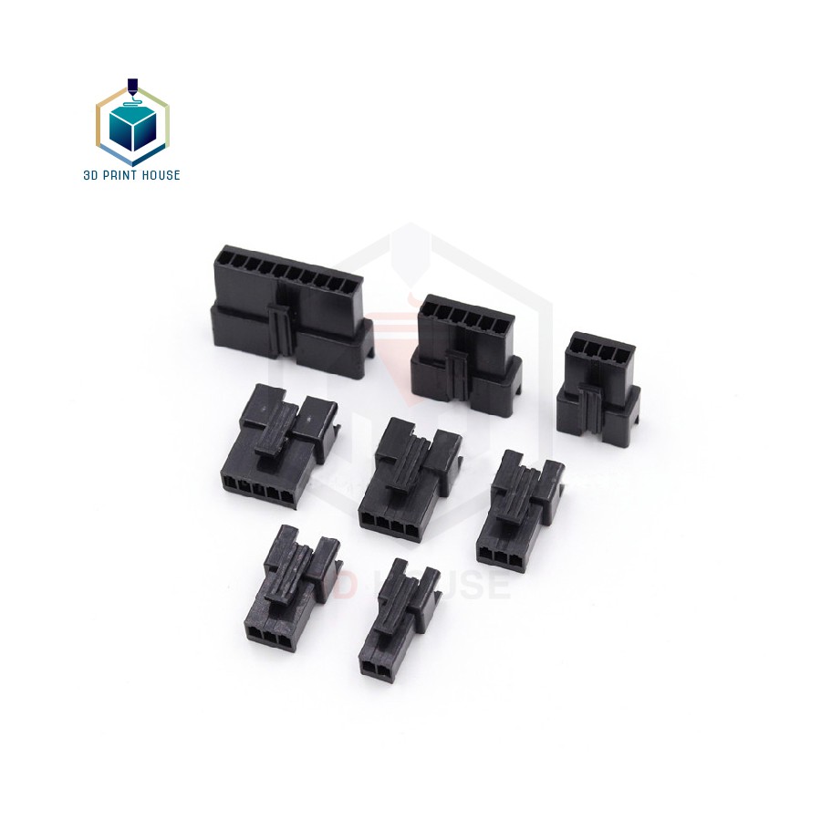 Bộ 5 Jack Kết Nối Đực Cái SM2.54 2P - 10P
