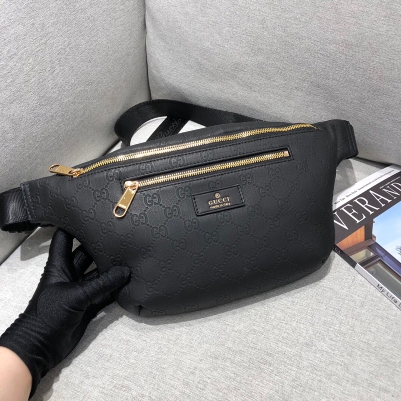 Túi đeo chéo cho nam thương hiệu thời trang cao cấp Gucci GG/GC da thật nhập khẩu