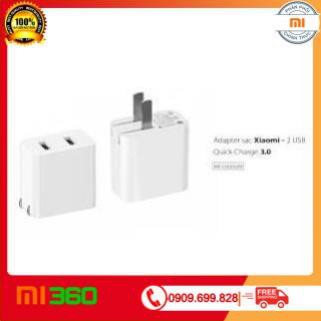 [ Hàng Cao Cấp ] Củ sạc nhanh 2 cổng 36w xiaomi