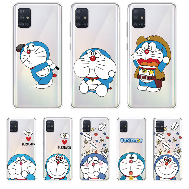 Ốp Lưng Samsung Galaxy A11 A21 A21S A31 A51 A71 TPU mềm Case Doraemon Two