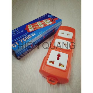 Ổ cắm 3 chịu tải 7500w ekit