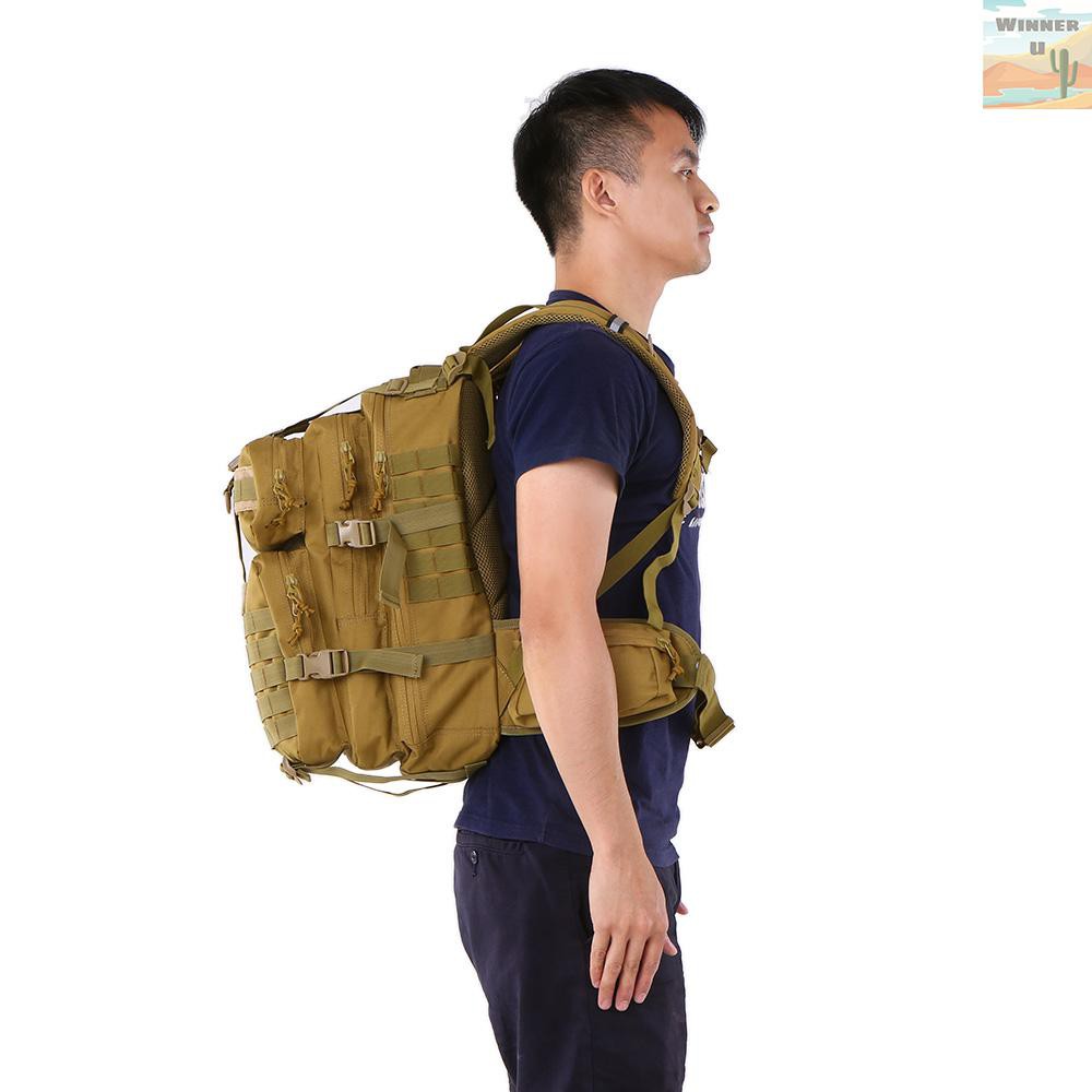 🏆WinnerYou Outdoor Training Hunting Backpack Molle Bug-out Bag Survival Range Bag Exploration Trekking Pack 38-40L