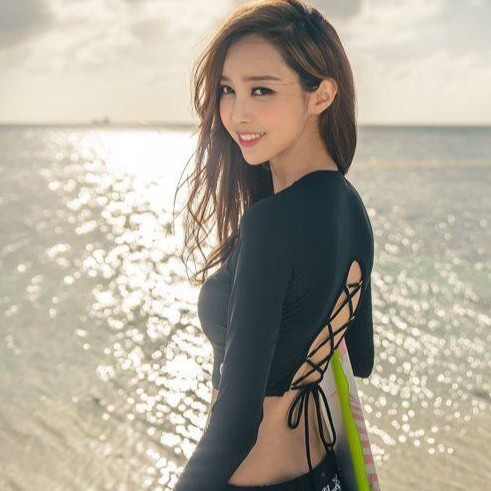 Áo Bơi Nữ Đan Lưng Quyến Rũ, Lẻ Áo Bơi Nữ Tay Dài SAVVY | BigBuy360 - bigbuy360.vn