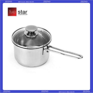 Quánh inox 3 đáy five star 12/14/16/18 cm