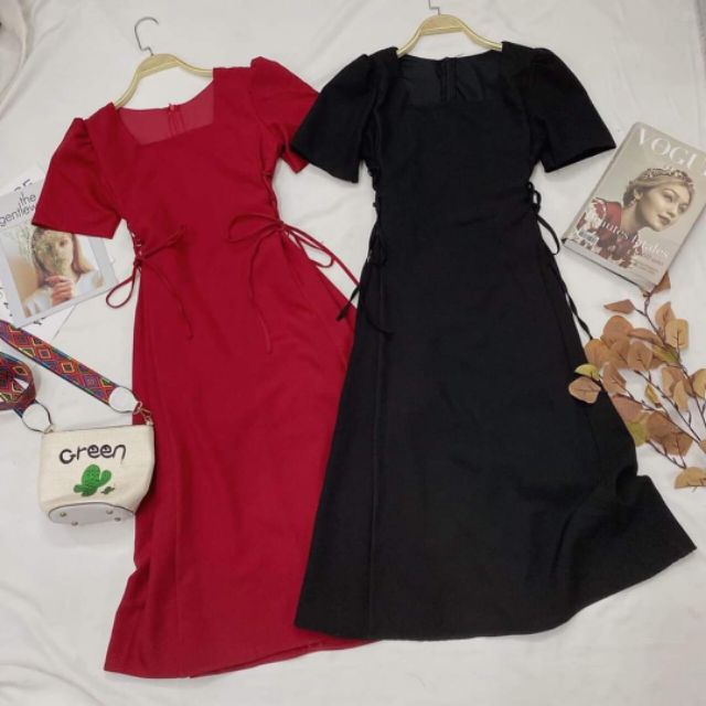 440 đầm dây chít eo