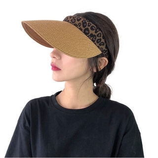 Fashionable Women's Leopard Print Brim Hats