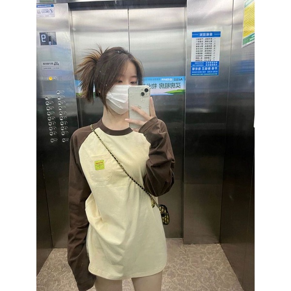 Jiashucheng Áo Sweatshirt Dáng Rộng Tay Dài Phong Cách Mới Mùa Thu Mỹ Cho Nữ