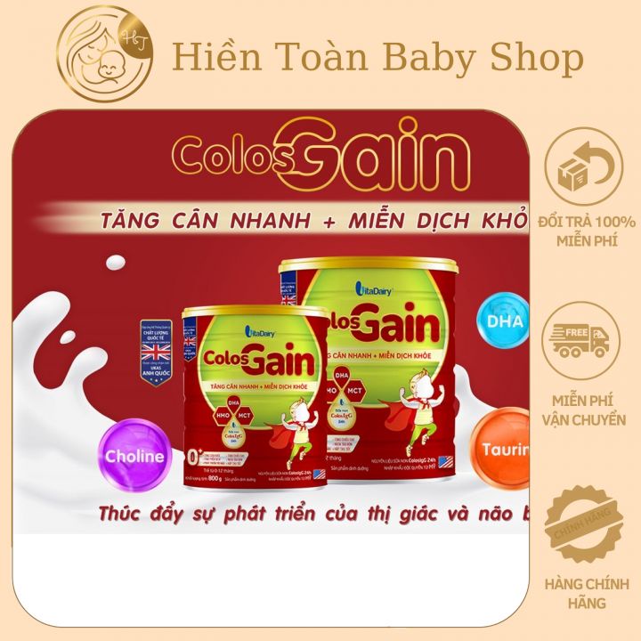 Sữa ColosGain Colos Gain 800g [Date 2025]