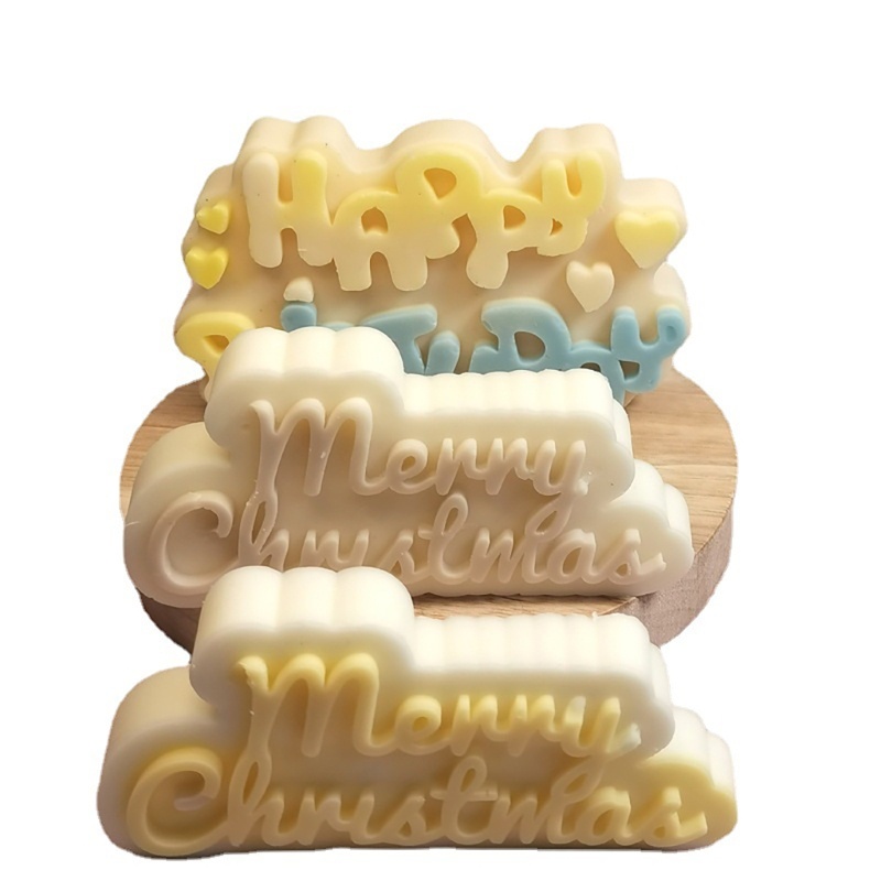 Khuôn Silicone Làm Bánh Cupcake Hình Chữ Happy Birthday
