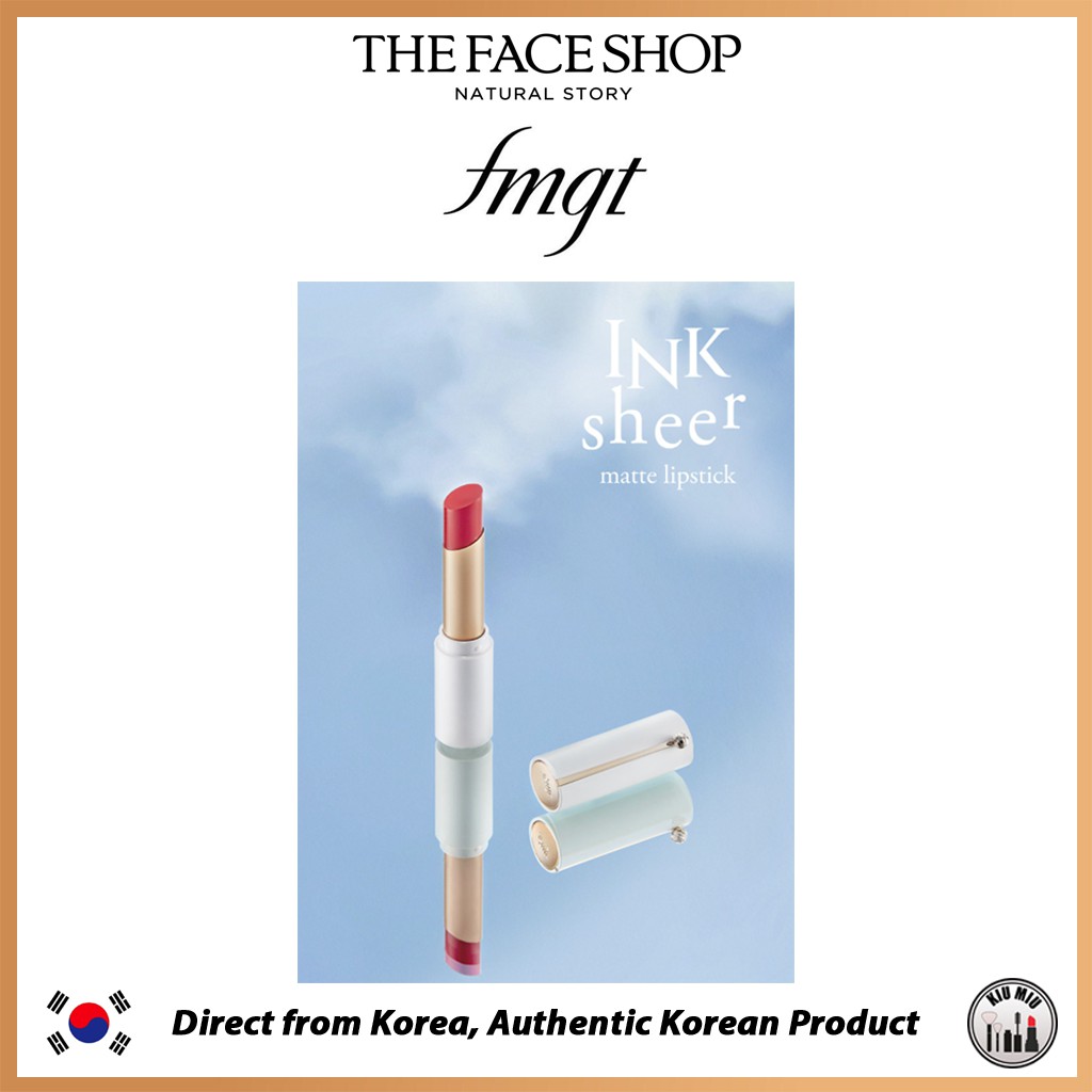 THE FACE SHOP fmgt INK SHEER MATTE LIPSTICK *ORIGINAL KOREA*