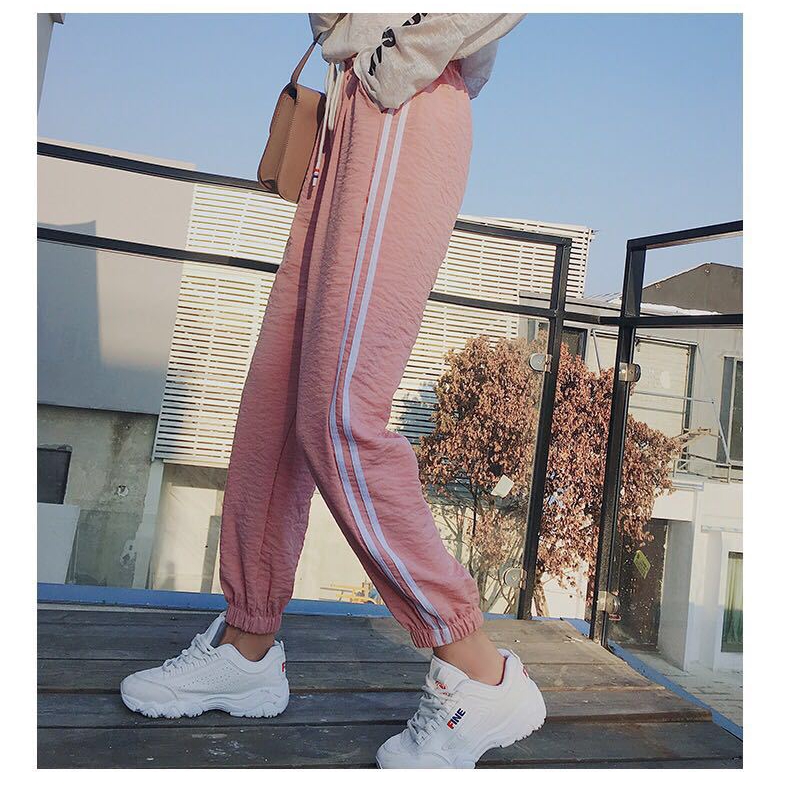 Ged♥[Fashion]Summer Black Lloose Korean Version Of The Wild Nine Pants | BigBuy360 - bigbuy360.vn