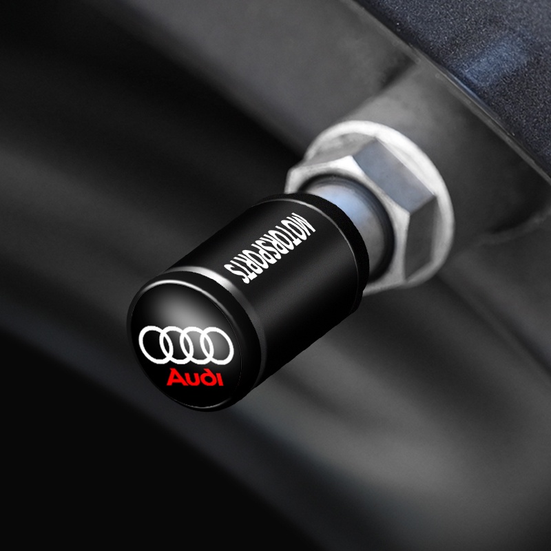 Nắp bảo vệ van lốp xe hơi Audi chống bụi tiện dụng