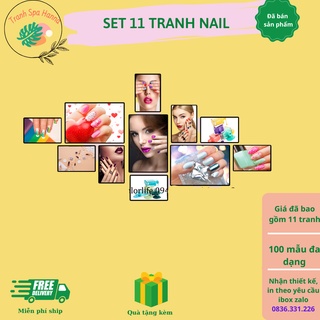 ⚛️KÈM QUÀ TẶNG⚛️KHI MUA BỘ 11 FOMEX TRANH ĐẸP CHO TIỆM NAIL (KÈM CLIP THẬT) SP11