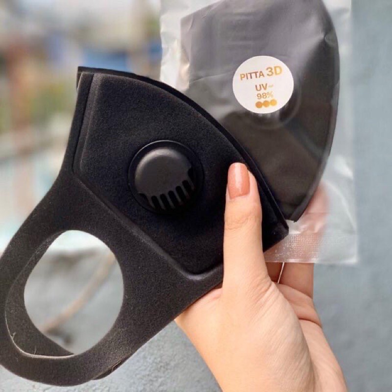 combo 4khẩu trang PiTTa Nhật có van thở | BigBuy360 - bigbuy360.vn