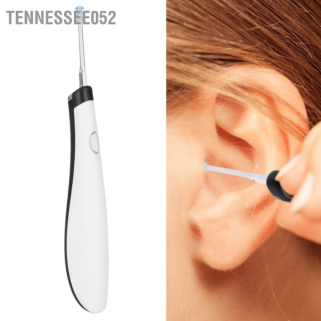Bộ Dụng Cụ Lấy Ráy Tai Bằng Điện Có Đèn Kèm Phụ Kiện Cho Bé