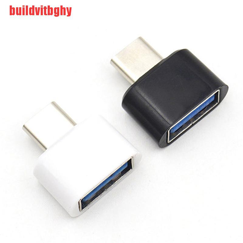 (Mua-C) Bộ 2 Cái Chuyển Đổi Usb Type C Đực Sang Usb 2.0 Cái Otg