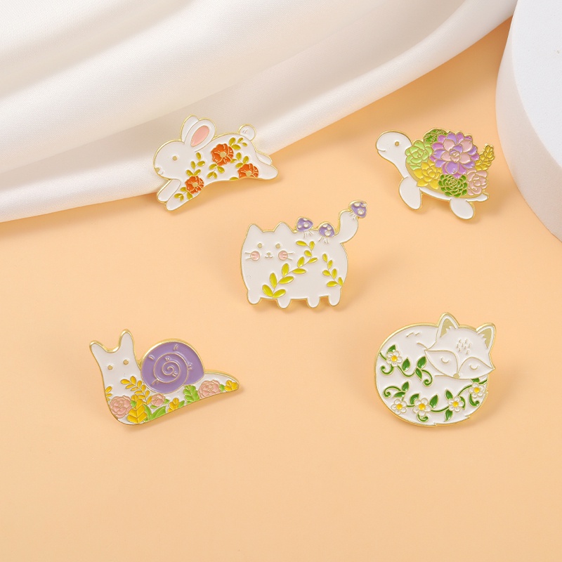 Ghim Cài Áo Hình Động Vật Hoạt Hình Sáng Tạo