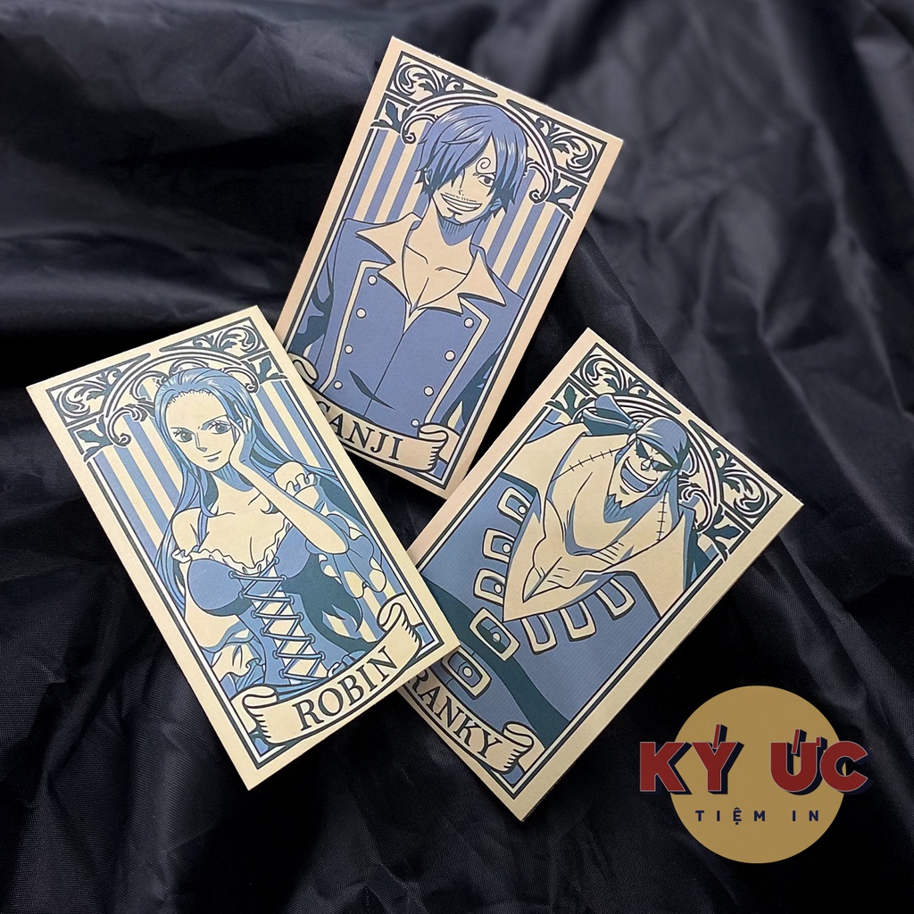 Combo 10 Card bo góc One piece