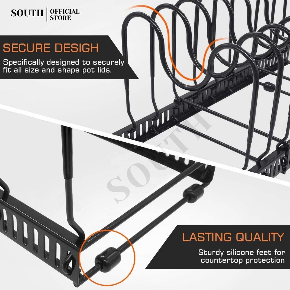 Kệ để xoong, giá để nồi chảo gầm tủ bếp SOUTH GXN27 tùy chỉnh kích thước