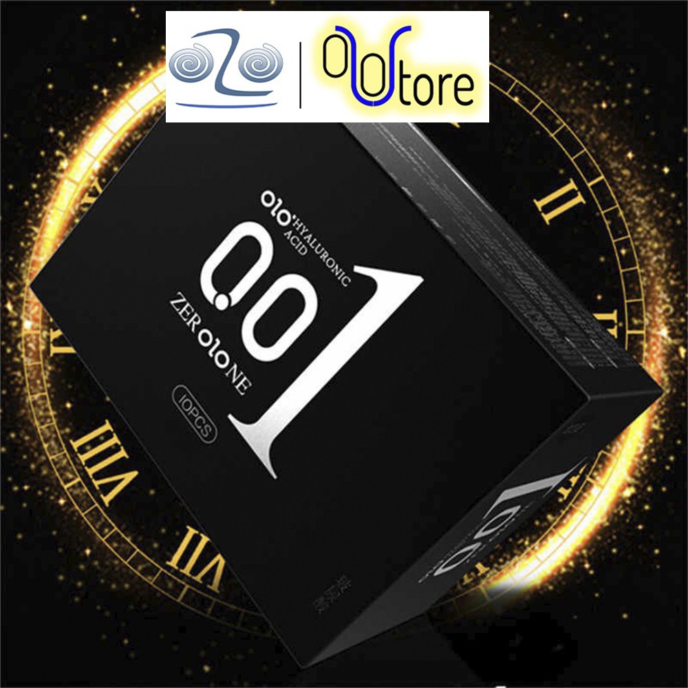 Bao cao su Olo siêu mỏng 0.01mm hương vani hộp màu đen - Hộp 10 bao #8