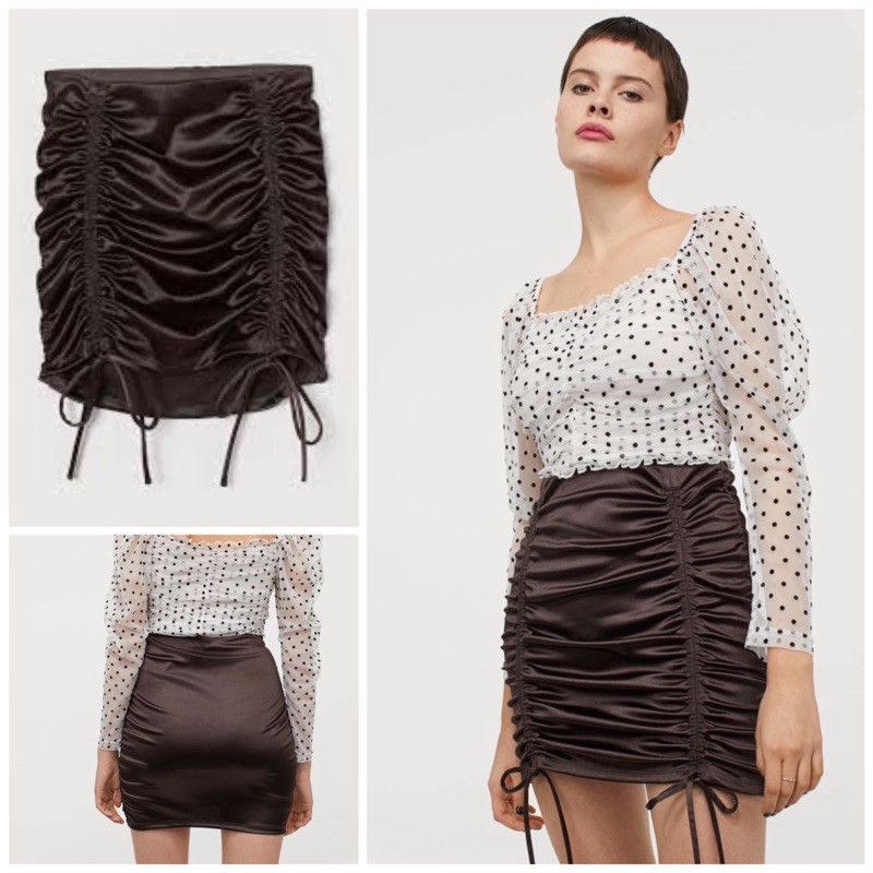 Chân váy rút dây HM săn sale có SẴN