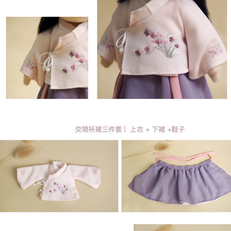 Đồ trang trí thêu tay NHỒI BÔNG / diy thêu BÚP BÊ CỔ TRANG / DOLL HANDMADE GÓI VẬT LIỆU TỰ LÀM/ MIE HANDMADE SHOP