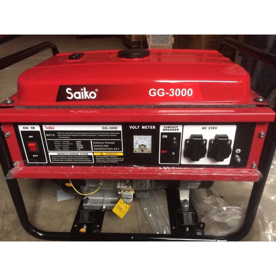 Máy phát điện Saiko GG-3000 - 3KVA