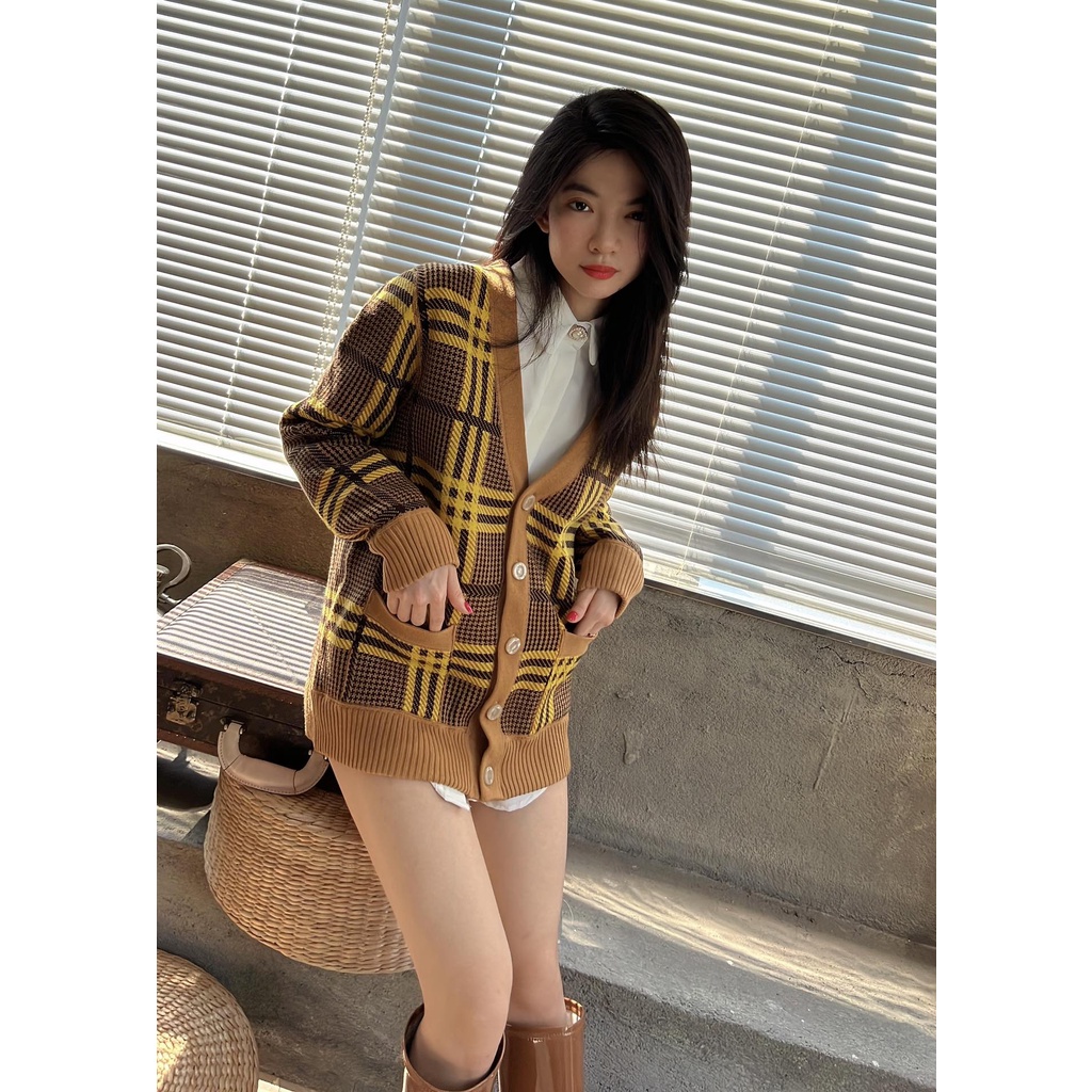 Áo cardigan thời trang cao cấp Gucci GC cho nữ phong cách trẻ trung