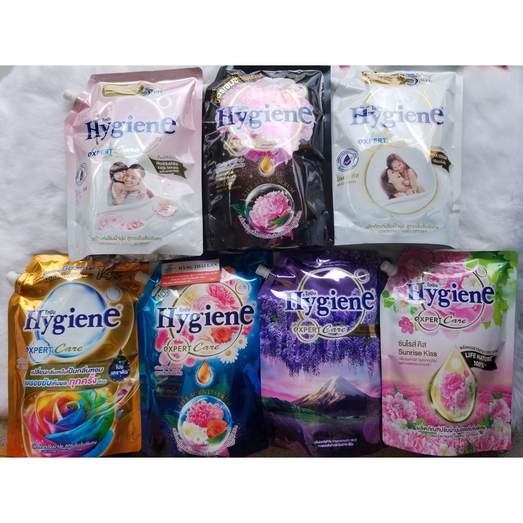 COMBO 8 BỊCH NƯỚC XẢ VẢI HYGIENE THÁI LAN ĐẬM ĐẶC