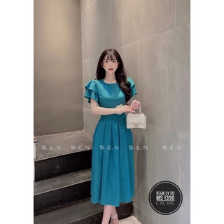 Đầm dự tiệc bigsize xếp nhấn eo bigsize sang chảnh 55kg-90kg🛍🛍
