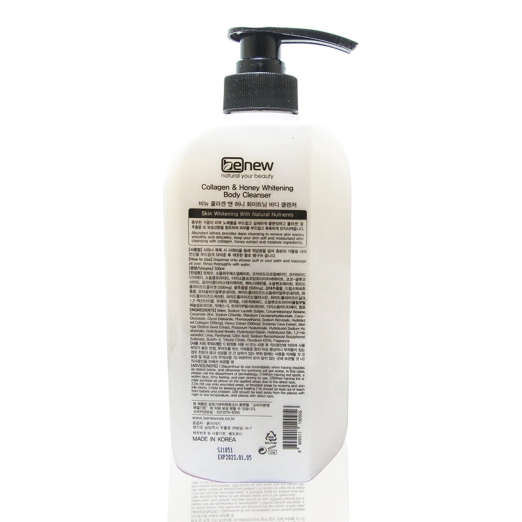 Sữa tắm chống lão hóa da Benew Whitening Body Cleanser 500ml | BigBuy360 - bigbuy360.vn