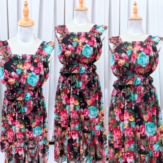 Sale set bộ áo kèm chân váy vải voan siêu đẹp