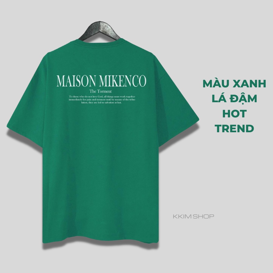 Áo Thun Tay Lỡ MIKENCO TORMENT, áo phông unisex Form rộng oversize, chất liệu Cotton. KKIM Shop
