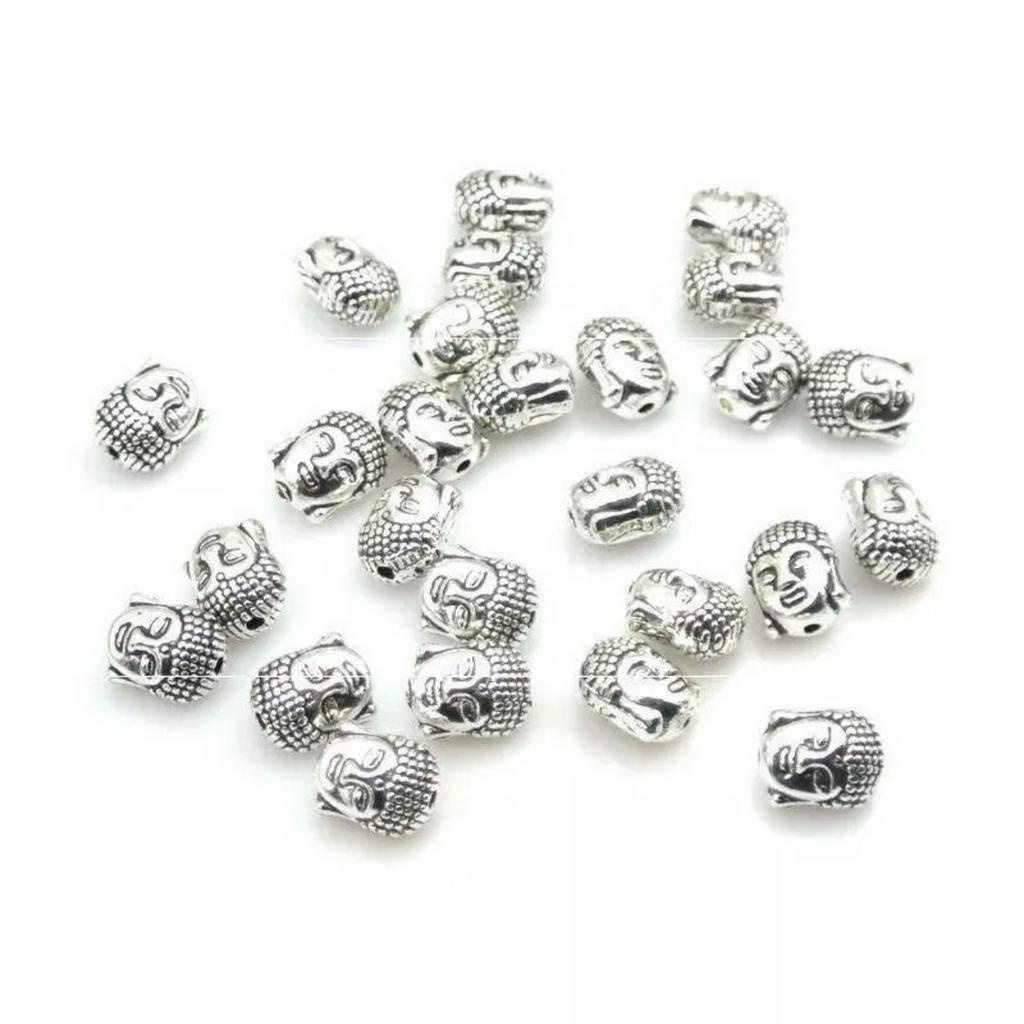 Charm xỏ hình đầu phật size 9x11mm
