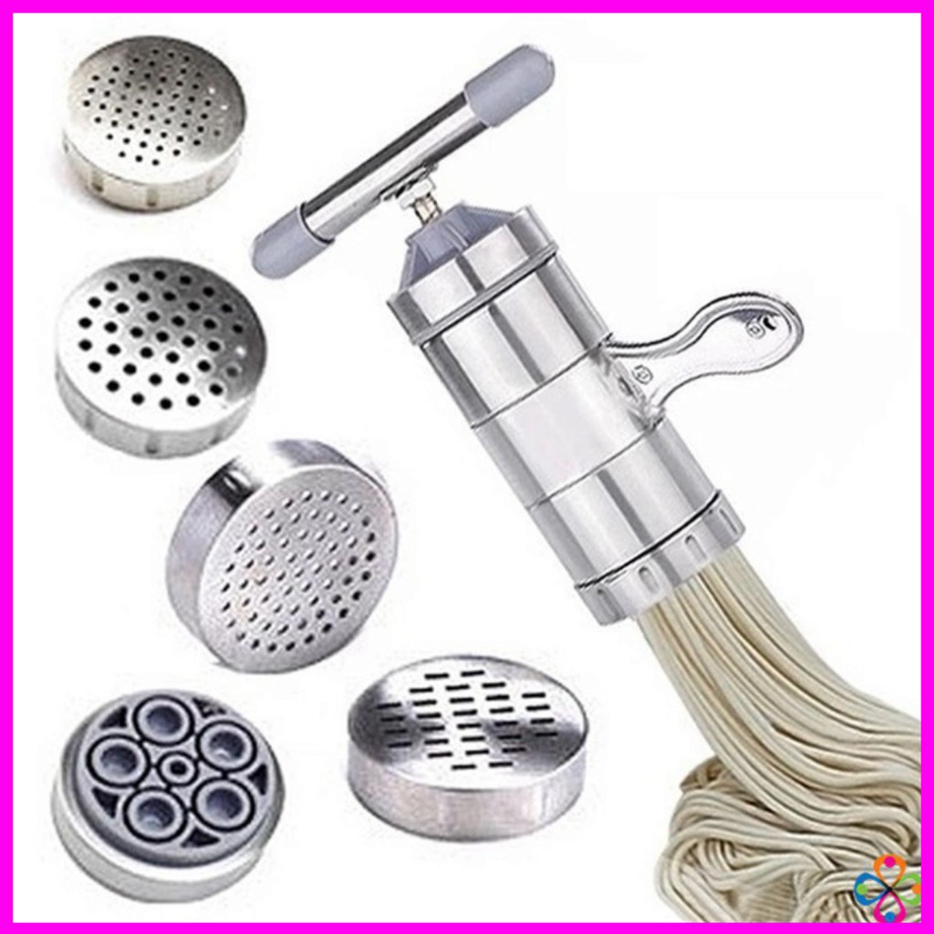 Máy Làm Bún, Mỳ Tươi Tại Nhà Bằng Inox, Tặng Kèm Bộ 5 Size Bún - GiaDụng1994