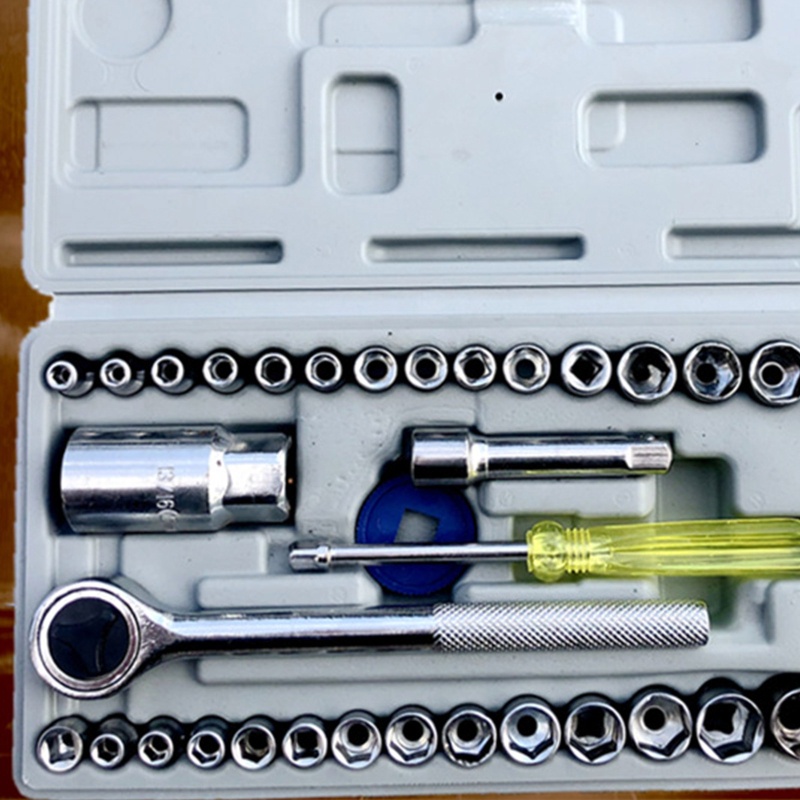 Bộ Cờ Lê 40 Món 1 / 4 '' Chuyên Dụng Cho Sửa Chữa Xe Mô Tô