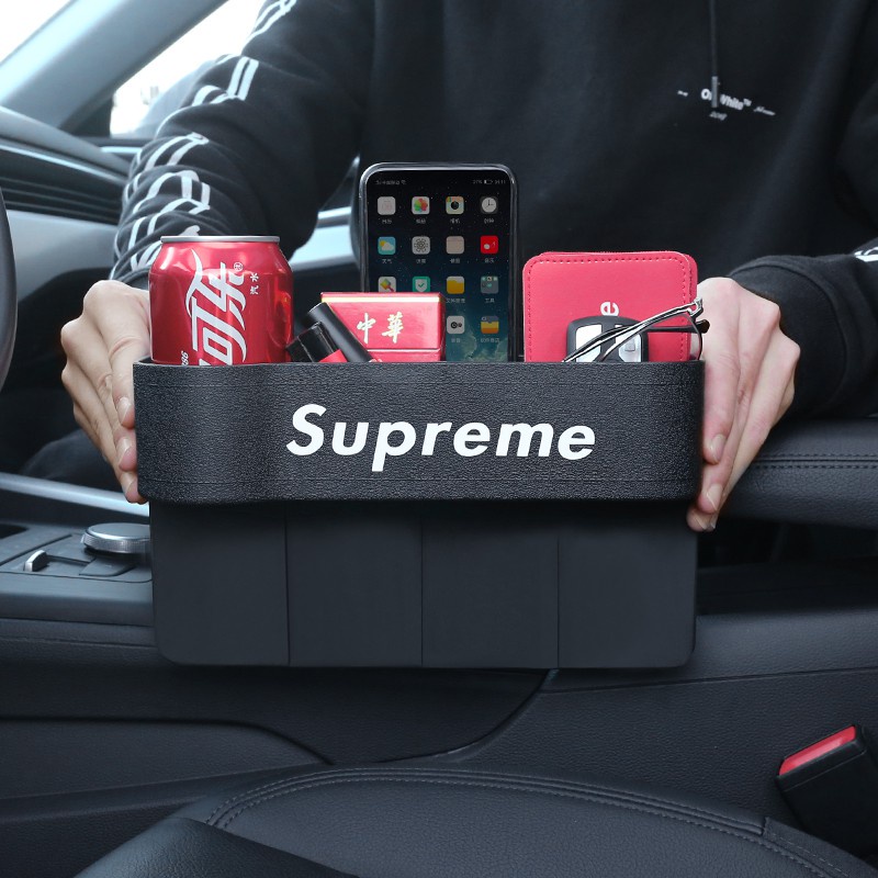 [Hàng Bán Chạy] Hộp Đựng Đồ Khoảng Cách Ghế Ngồi Xe Hơi Hình Quái Vật Nhỏ Đa Năng